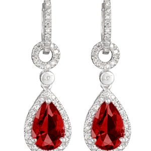 Diamond earrings PNG image