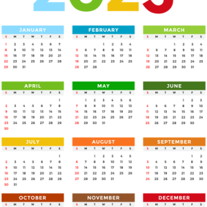 Calendar 2023 PNG