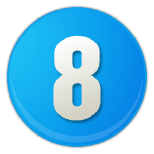 number 8 PNG