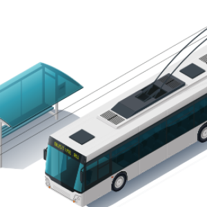 Trolleybus PNG