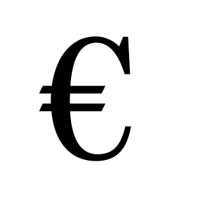 Euro sign PNG