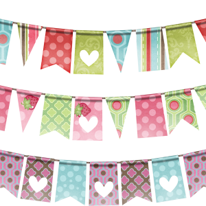 Party flags PNG