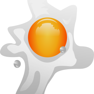 Fried egg PNG image