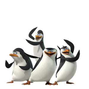 Madagascar penguins PNG