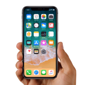 Phone in hand PNG
