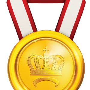 Gold medal PNG