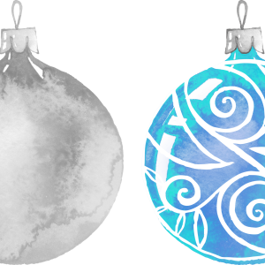 Christmas balls baubles