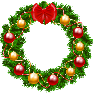 Christmas wreath PNG