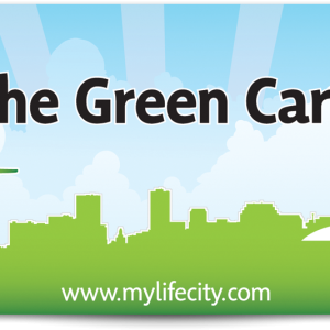 Green card PNG