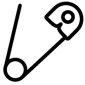 Safety pin PNG