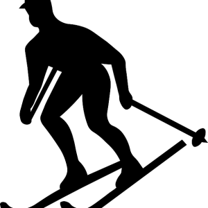 Skiing PNG