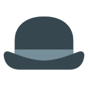 Bowler hat PNG
