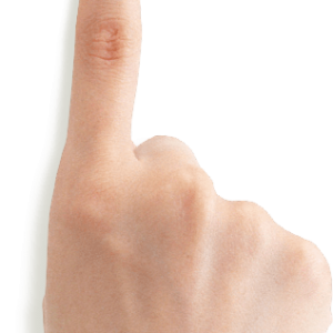 Finger touch PNG image