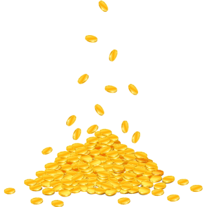 Falling money PNG