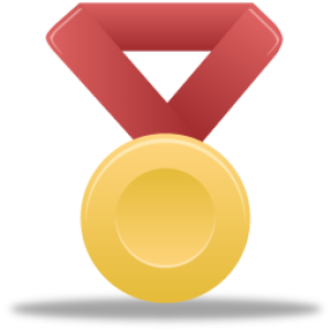 Gold medal PNG