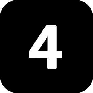 Number 4 PNG