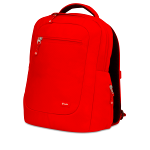 Red backpack PNG image
