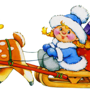 Santa sleigh PNG