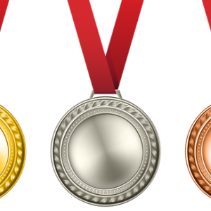 Gold medal PNG