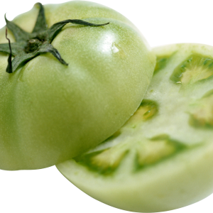 Green cutted tomato PNG
