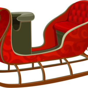 Santa sleigh PNG