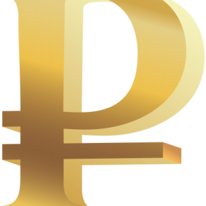 Russian ruble PNG