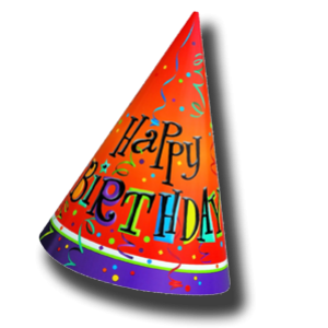 Party birthday hat PNG