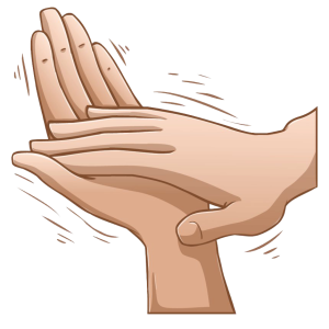 Clapping hands PNG