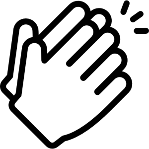Clapping hands PNG