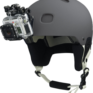 GoPro camera on helmet PNG