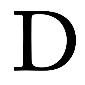 letter D PNG