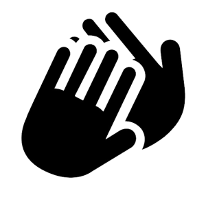 Clapping hands PNG
