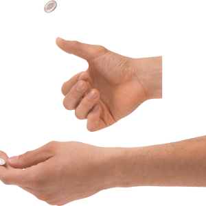 money in hand PNG
