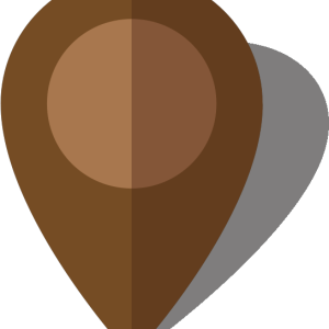 brown Google Maps pin PNG