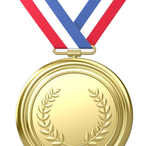 Gold medal PNG