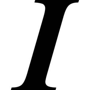 letter I PNG