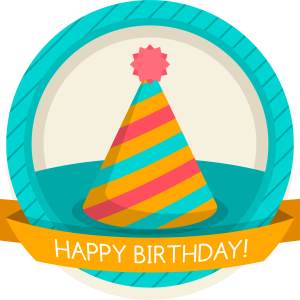Party birthday hat PNG