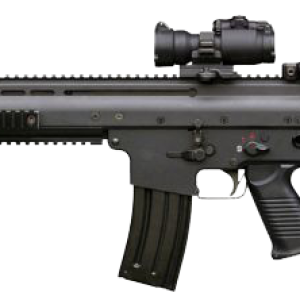 SCAR assault rifle PNG
