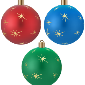 Christmas balls baubles