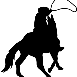 Cowboy silhouette PNG