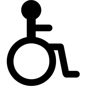 Disabled handicap symbol PNG
