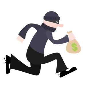Thief, robber PNG