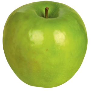 Three green apples PNG
