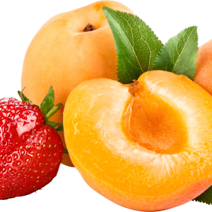 Apricots with strawberry PNG
