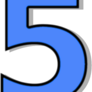 Number 5 PNG