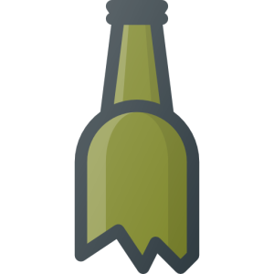 Broken bottle PNG