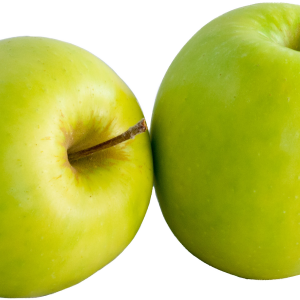 two green apples PNG