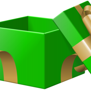 open gift box PNG