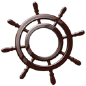 Ship's wheel, rudder PNG