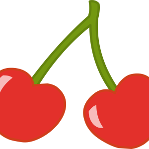 red cherry PNG image, free download